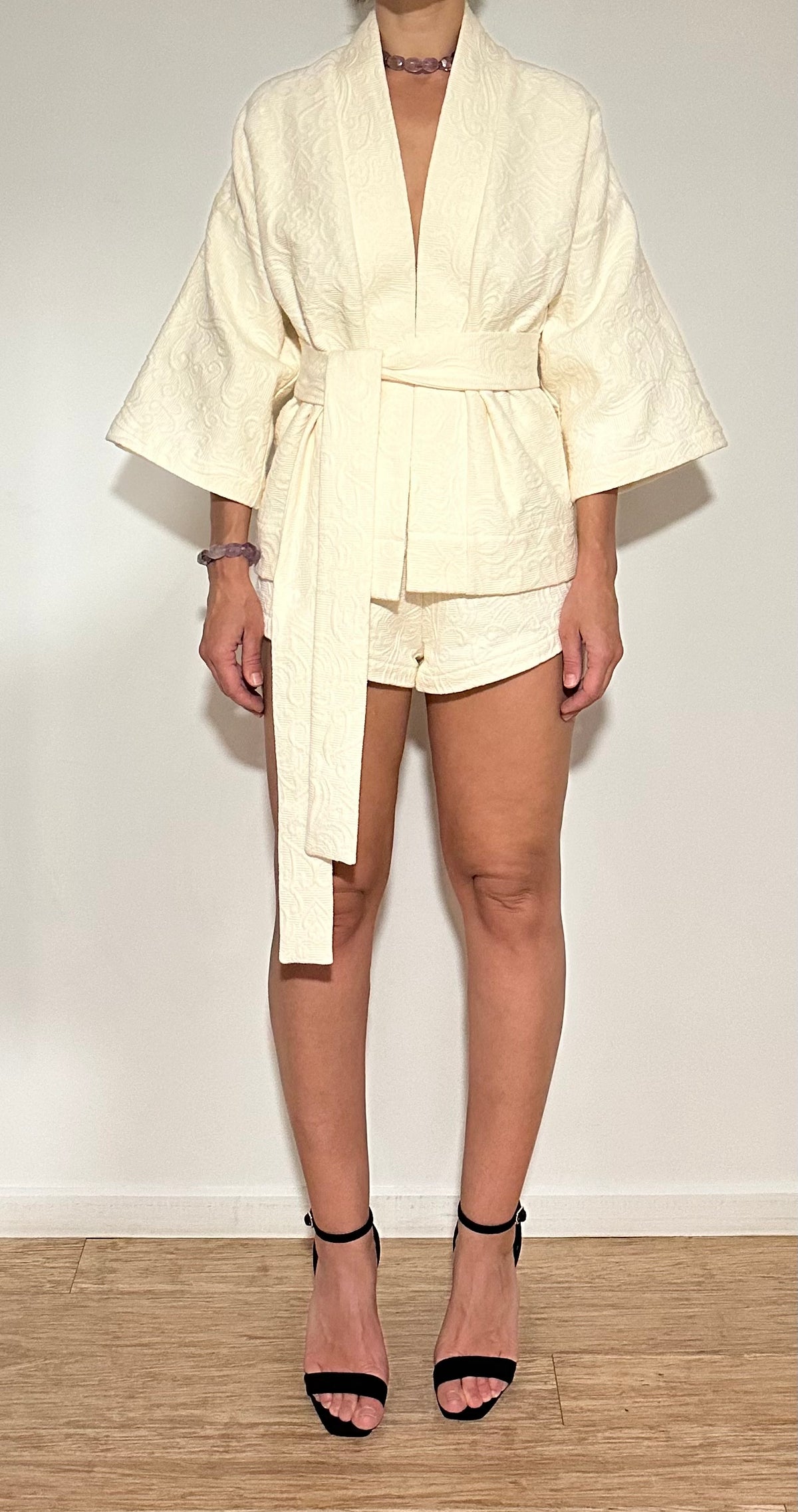 Paris Kimono in Creme