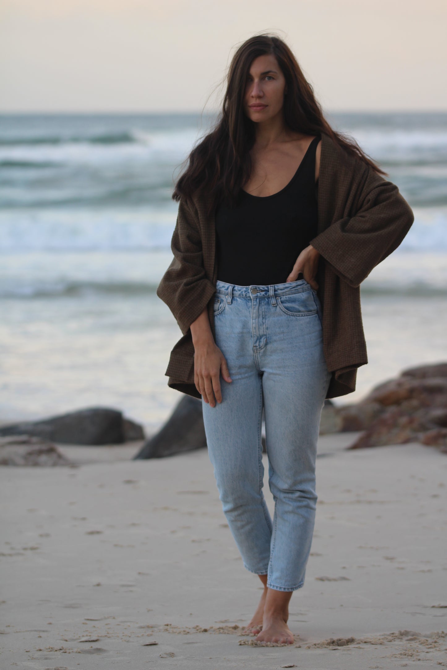 The brown Kimono
