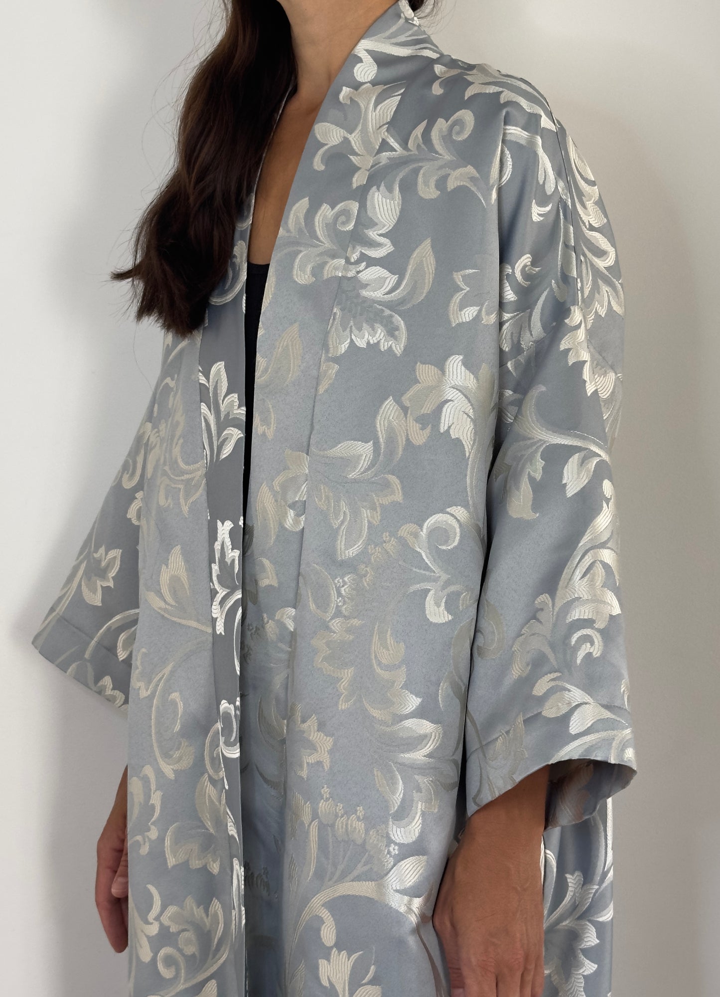 The Silver Threads Kimono Coat