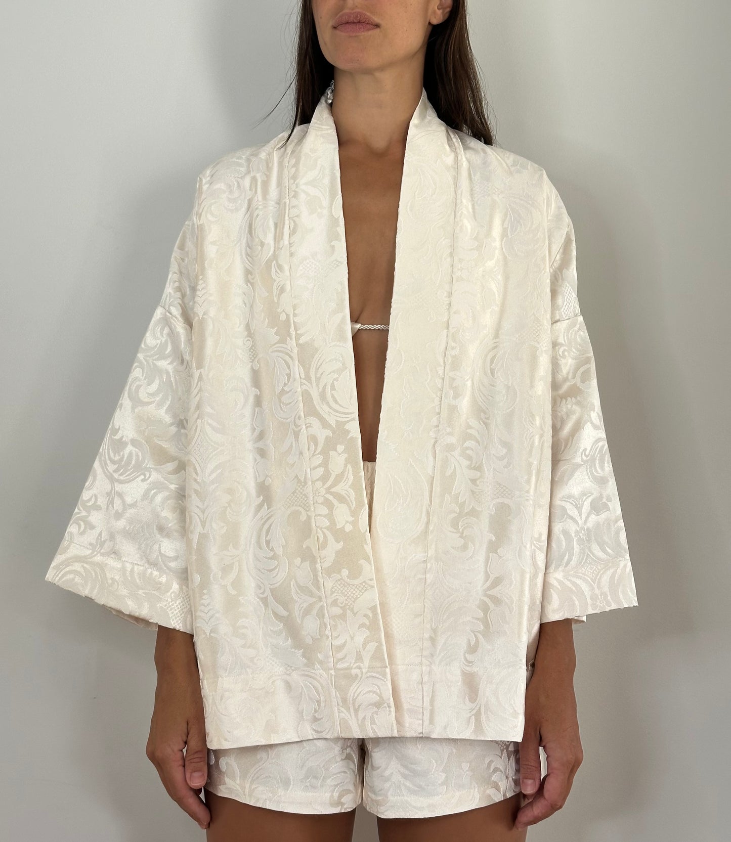 The Pearl Jacquard Kimono